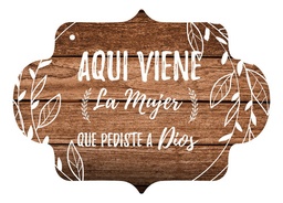 Letrero Cuadro Paje Boda Decoración 40x30cm P09 M3-3