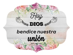 Letrero Cuadro Paje Boda Decoración 40x30cm  P12 M3-9