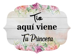 Letrero Cuadro Paje Boda Decoración 40x30cm  P12 M3-13