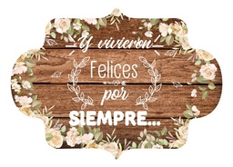 Letrero Cuadro Paje Boda Decoración 40x30cm  P08 M2-5