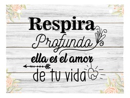 Letrero Cuadro Paje Boda Decoración 40x30cm  P06 B1-17