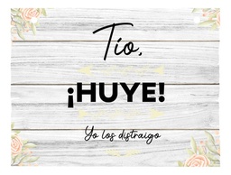 Letrero Cuadro Paje Boda Decoración 40x30cm  P06 B1-18