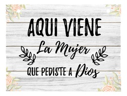 Letrero Cuadro Paje Boda Decoración 40x30cm  P06 B1-14