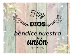 Letrero Cuadro Paje Boda Decoración 40x30cm  P03 C9