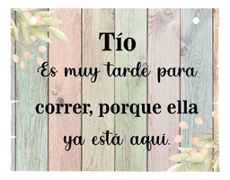 Letrero Cuadro Paje Boda Decoración 40x30cm  P03 C2