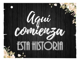 Letrero Cuadro Paje Boda Decoración 40x30cm  P04 C19