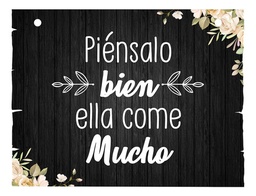 Letrero Cuadro Paje Boda Decoración 40x30cm  P04 C10