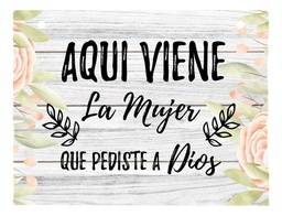 Letrero Cuadro Paje Boda Decoración 40x30cm P01 C3