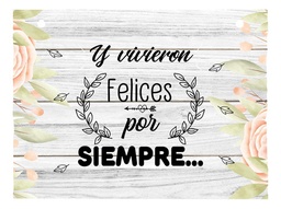 Letrero Cuadro Paje Boda Decoración 40x30cm P01 C5