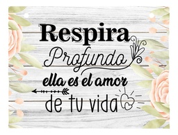 Letrero Cuadro Paje Boda Decoración 40x30cm P01 C15