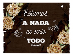 Letrero Cuadro Paje Boda Decoración 40x30cm  P07 C8