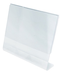 Porta Precio Acrílico De 3mm 12.5x9.5x5 Cm (pack 50 Pzas)