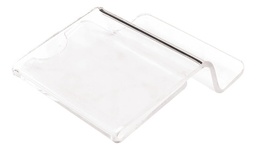 Porta Precio Panel Ranurado Acrílico De 3mm 28x14cm Pack 10