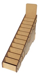 Organizador Exhibidor Mdf 12 Cajetilla De Cigarro Vertical