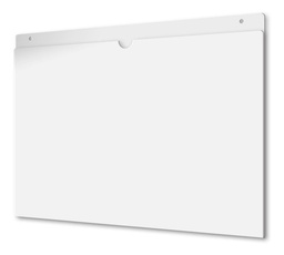 Porta Hojas Doble Carta Vertical, Acrílico De 3mm Pack 8