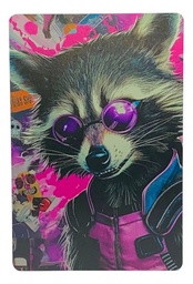 Cuadro Rocket Raccoon 20x30 Impresión Directa En Mdf 3mm M02