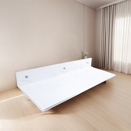 Repisa Estante Flotante Acrilico 4 Mm Para Pared 80 X 30 Cm