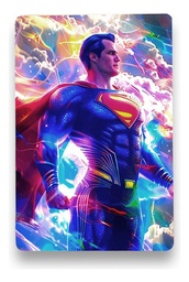 Cuadro Decorativo Superman 20x30 Impresión Mdf 3mm M01