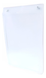 Porta Hojas Doc Acrílico 50 Hojas Carta Vertical Pack 8