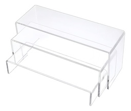 4 Repisas Cocina Expositor/exhibidor Acrilico 4 Mm 27x15x20