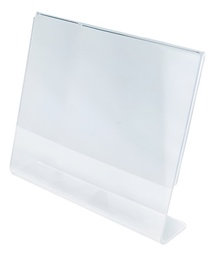 Porta Precio Acrílico De 3mm 12.5x9.5x5 Cm (pack 20 Pzas)