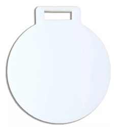 Medalla Acrílico Blanco 3mm 10 Cm Para Sublimar - Pack 130