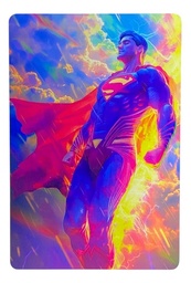 Cuadro Decorativo Superman 20x30 Impresión Mdf 3mm M03