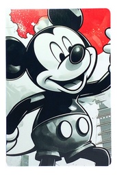 Cuadro Mickey Mouse Vintage Impresión Arte Mdf 6mm 20x30 M01