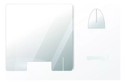 Mampara Anticontagios. 60x60 Cm. Grosor 3 Mm Económica