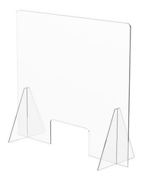 Mampara Acrílico Protección Sana Distancia 80x60 Grosor 3 Mm
