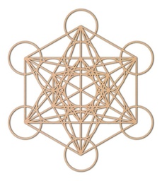 [MLM1983758361] Cuadro Cubo Metatron Deco Muro Pared Decoración 30x27 3mm