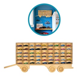 [MLM3012132310] Exhibidor Coleccionador Repisa Para Hot Wheels Remolque 54