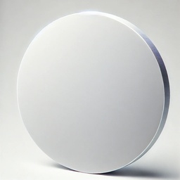 [MLM2204081603] Circulo Acrílico Blanco De 60x60 Cm En 3 Mm