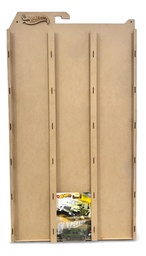 Exhibidor Coleccionador Blister Repisa Para Cars 24pzs Marrón Claro