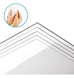 Lamina De Acrílico Transparente De 80x100cm -2mm Pack 4