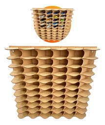 [MLM3005343476] Exhibidor Coleccionador Repisa Para Hot Wheels 66pzs