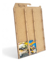 [MLM3310710870] Exhibidor Coleccionador Para Hot Wheels 2 Medidas 24 Pzs.