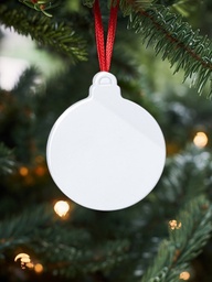 [MLM2193489013] 50 Esferas Navideñas Acrílico Transparente 12x10 3mm