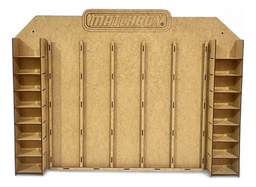 Exhibidor Coleccionador Repisa Para Hot Wheels Eliminatoria Marrón Claro