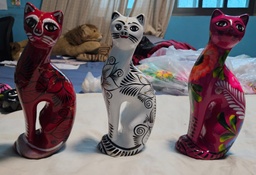 [P56] GATOS  BARRO EGIPCIOS