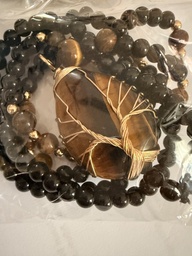 [Gp49] Collar  todo piedra árbol vida