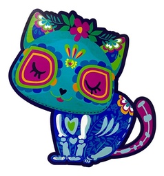 Cuadro Cat Alebrije Impresión Directa En Madera Mdf 6 Mm