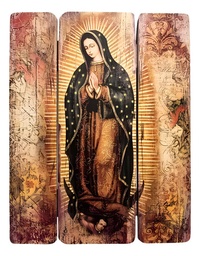 Cuadro Virgen Guadalupe Impresión Directa En Mdf 30x25cm