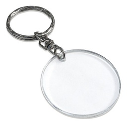 Llaveros Acrílico Redondos 50 Piezas 4 Cm De Diámetro