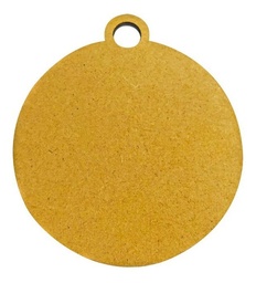 Llavero Identificador Redondo Mdf 8 Cm