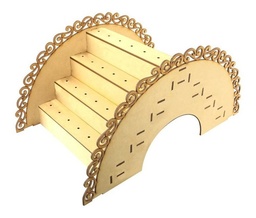 Puente Portapaletas Mdf. Bautizo,  Boda, 15 Años Candy Bar