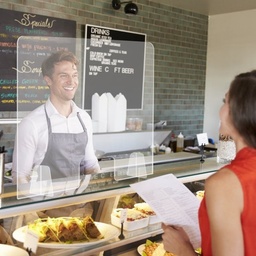 Mampara Proteccion Protectora Anticontagio 80x80cm Economica