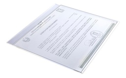 Porta Hojas Carta Horizontal Acrílico 2mm (cinta Doble Cara)