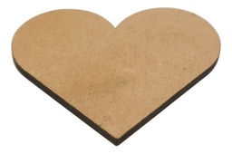 Corazón Sencillo En Corte Láser Mdf 2cm Pack 200 Pzs.