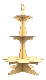 Base Nubes De 3 Pisos Dulcero, Candy Bar Corte Laser